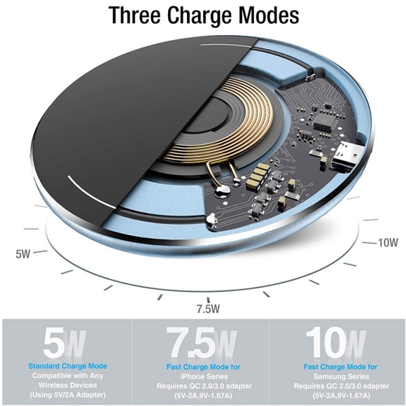 Wireless Charger/Fast Thin Aviation Aluminum - Picture 15 of 15